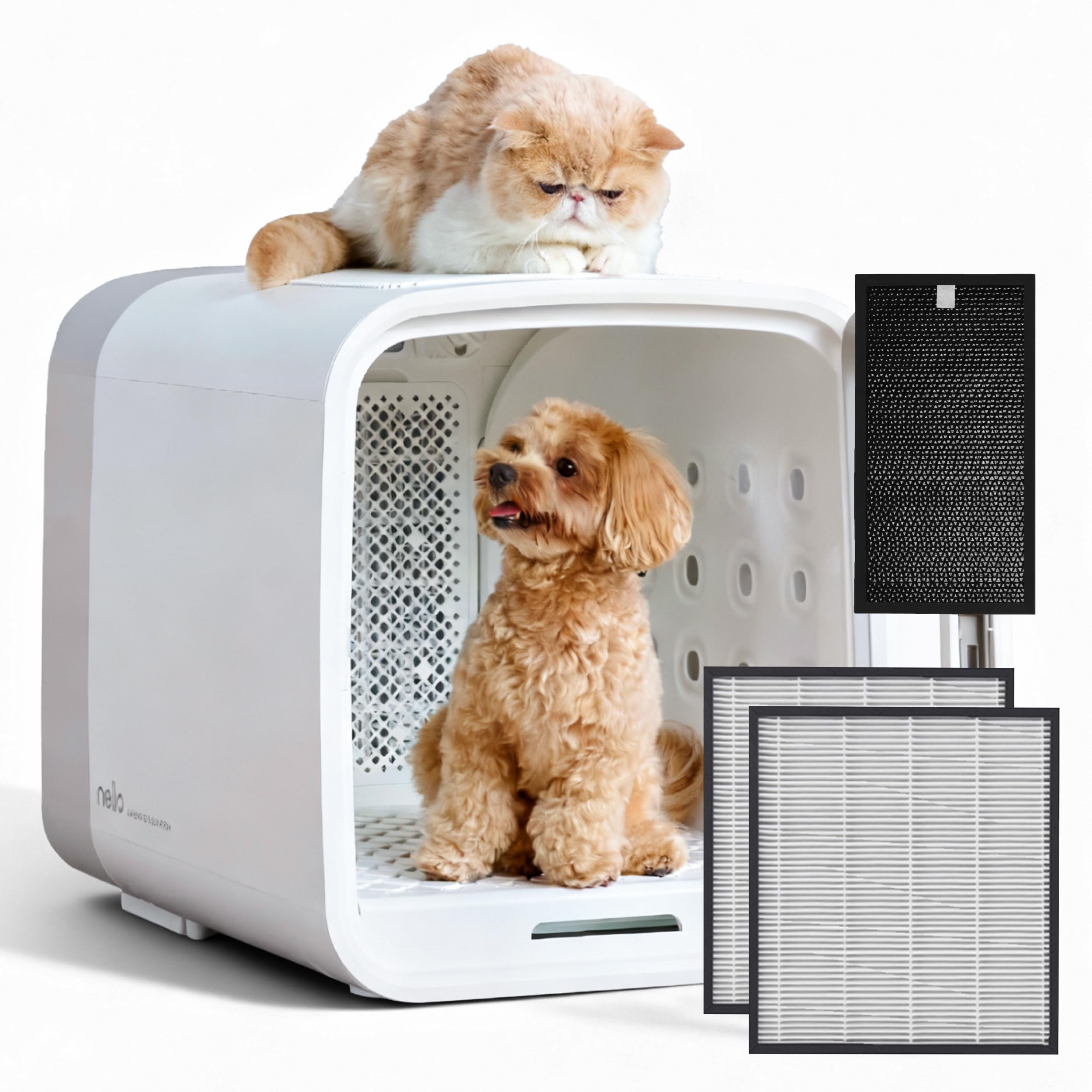 Amazon | nello ペットドライルーム＋Deo 日本製モーター2基搭載 獣