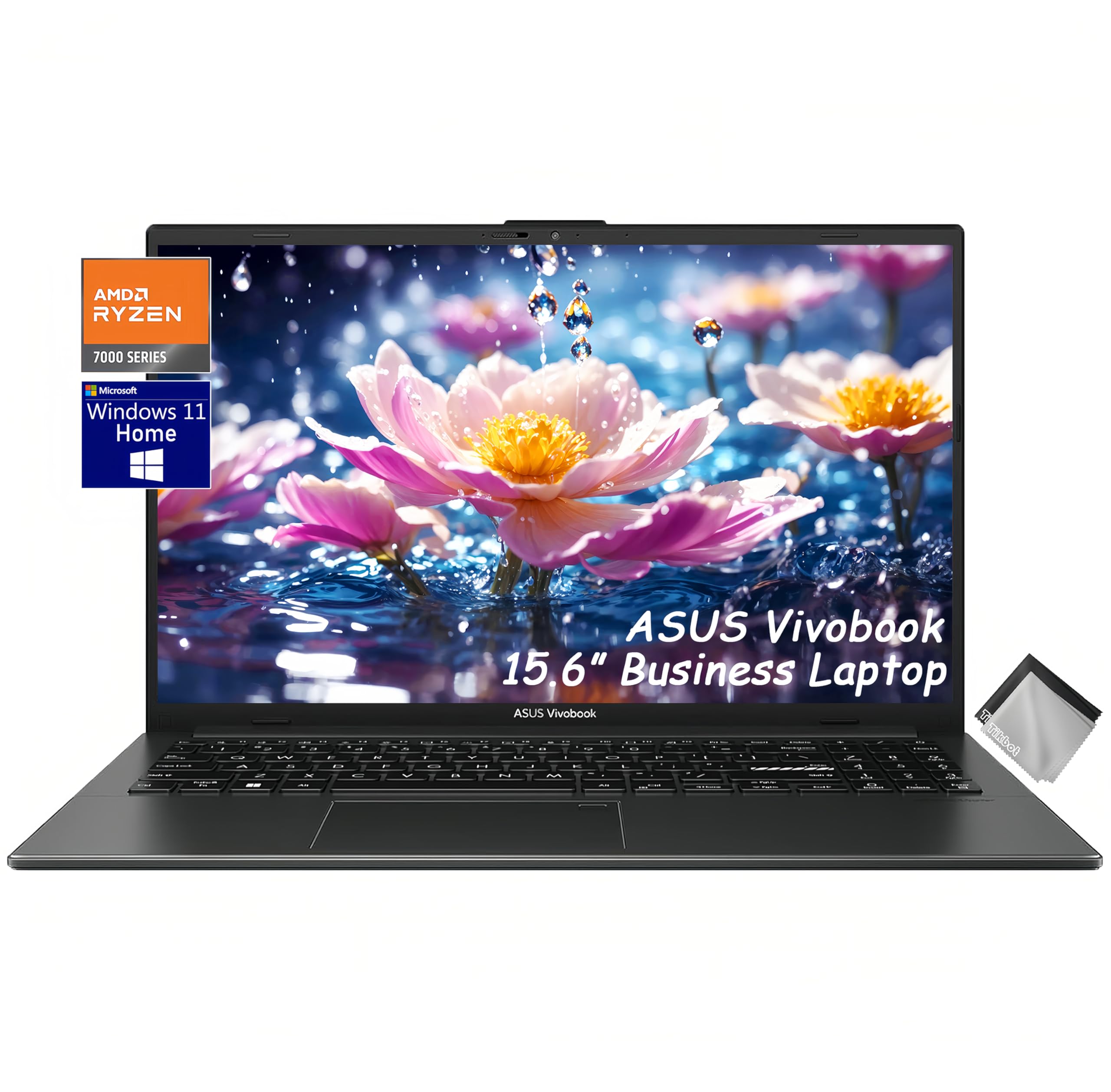 Amazon.com: ASUS Vivobook Go 15.6” Business Slim Laptop, AMD Ryzen
