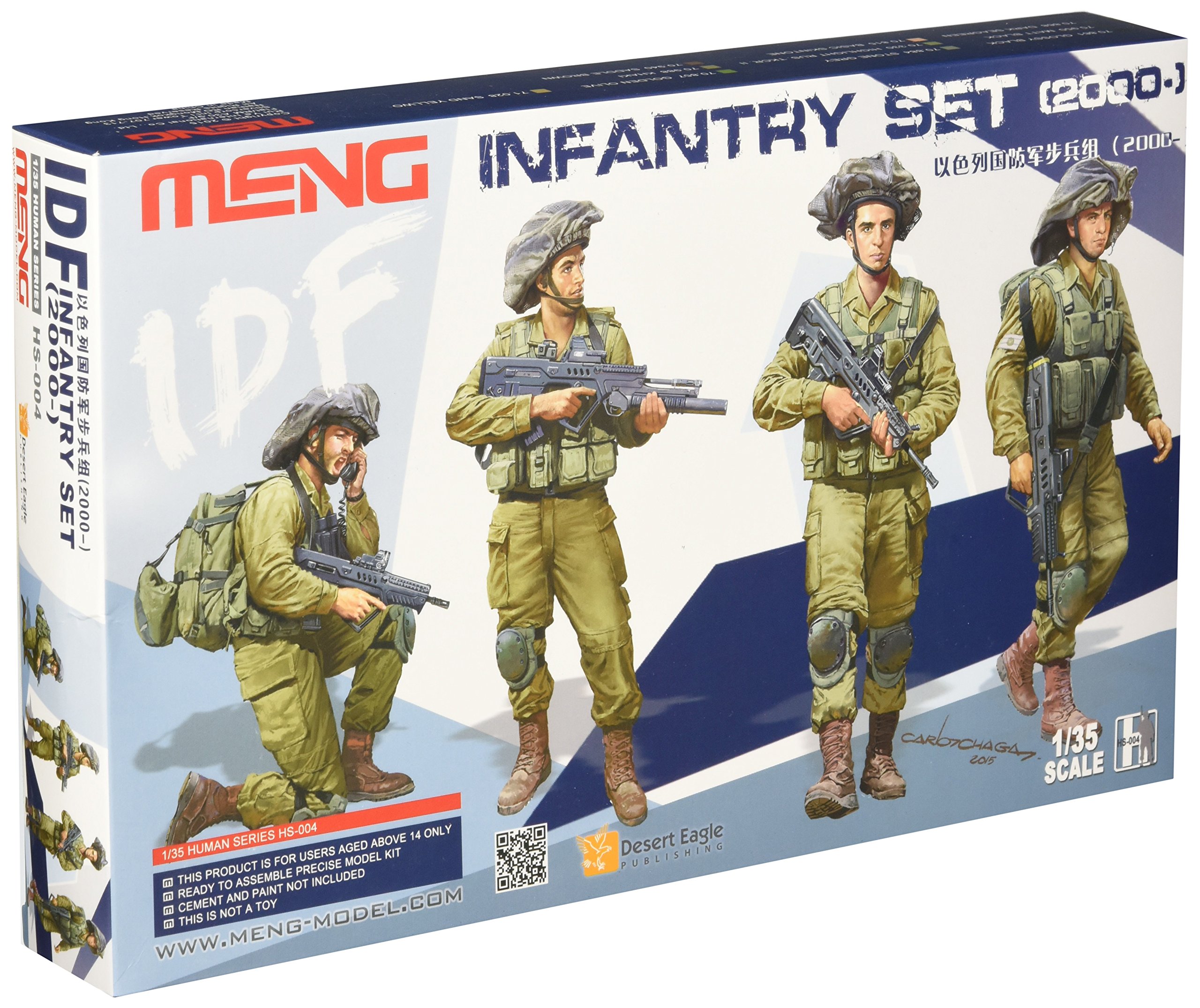 Amazon | モンモデル 1/35 イスラエル国防軍歩兵セット MENHS-004