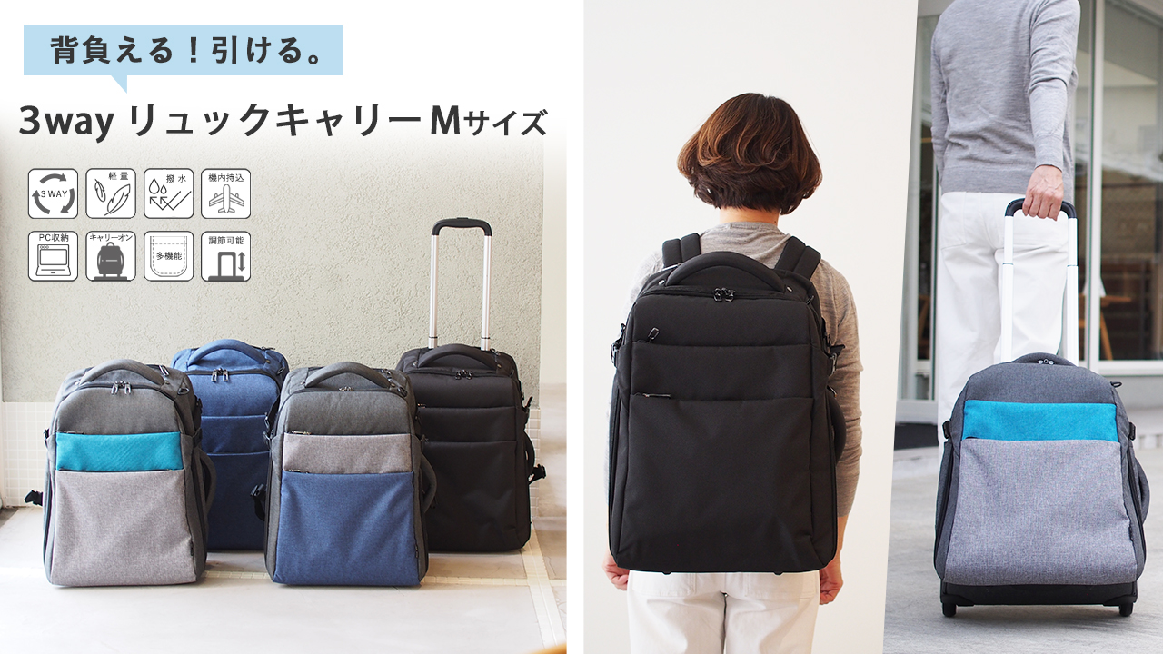 美品】モエルグ リュックキャリー Sサイズ ミディアムグレー MOIERG