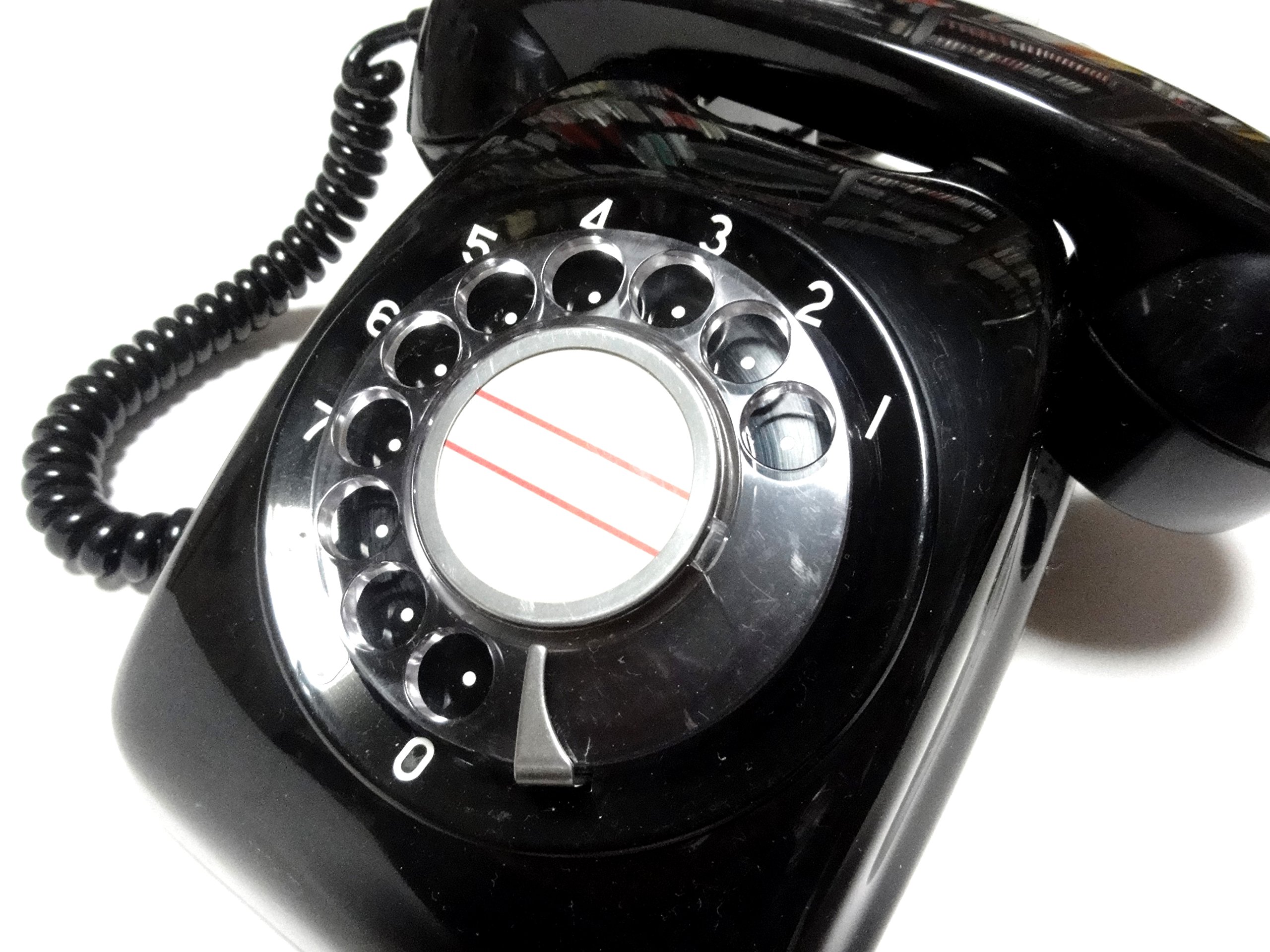 Amazon | 電電公社 600-A ダイヤル式電話機 （黒電話／カラー電話