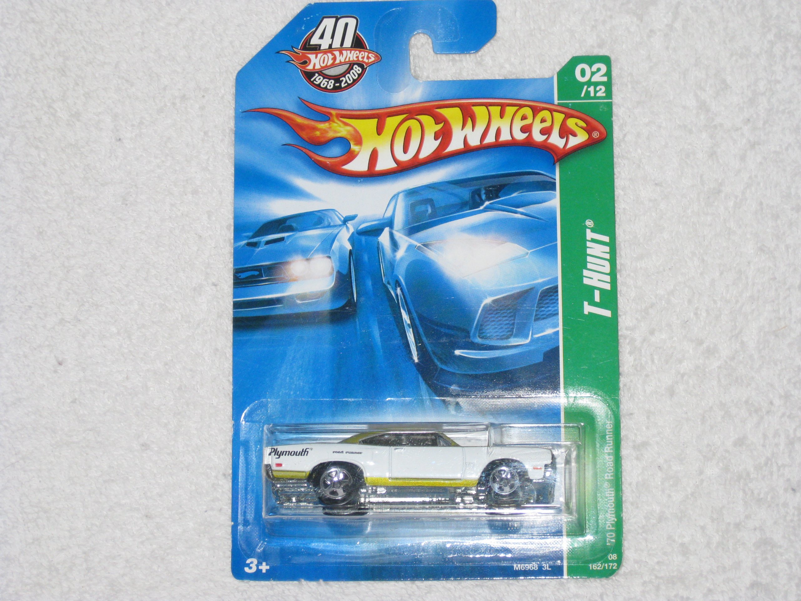 Amazon.com: 2008 Hot Wheels T-Hunt '70 Plymouth Road Runner 2/12