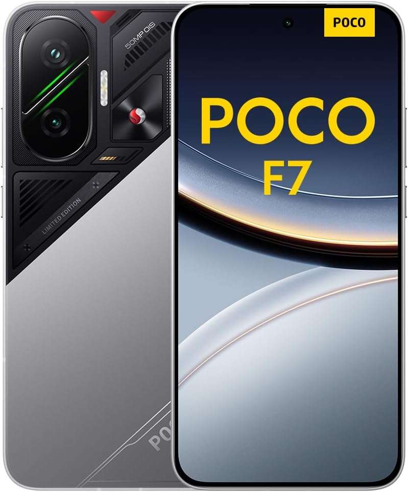 Xiaomi POCO F7 Dual SIM 12GB RAM 512GB 5G Silver - Global Version