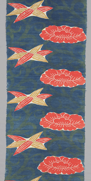 芹沢銈介|型染め|真作 芹沢銈介「型絵染 梅花」 | 山田書店美術部