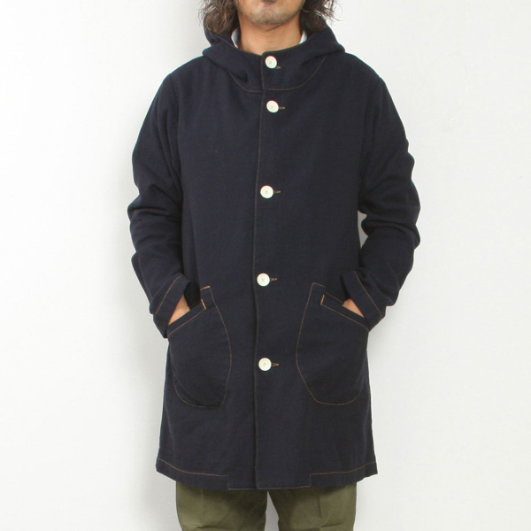 SASSAFRAS[ササフラス]Digs Crew Coat C/Corduroy Nylon Oxford SF