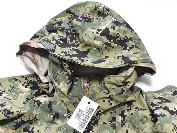 米軍実物 US NAVY PARKA WORKING TYPE III AOR2 レインジャケット