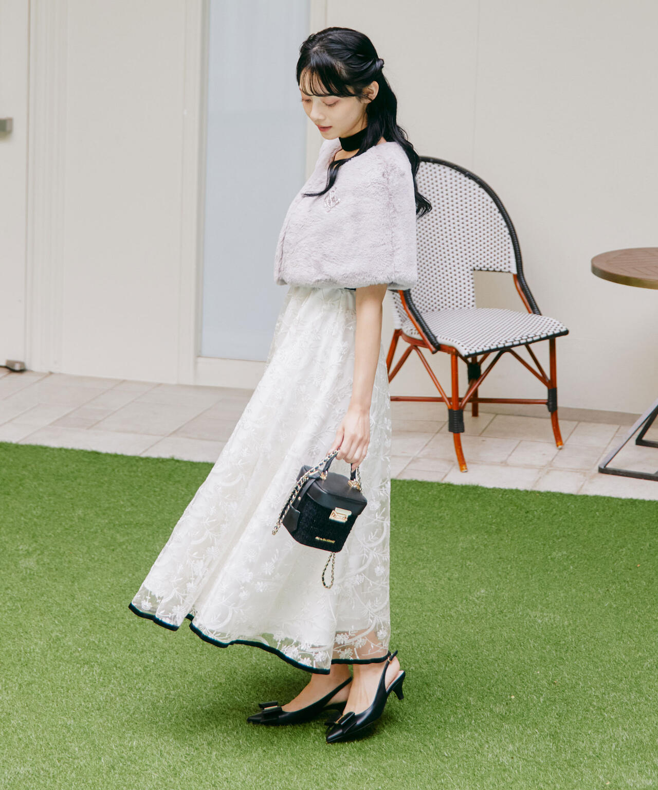 mikuさんコラボ＞エンブロイダリーレースドレス | JILL by JILL