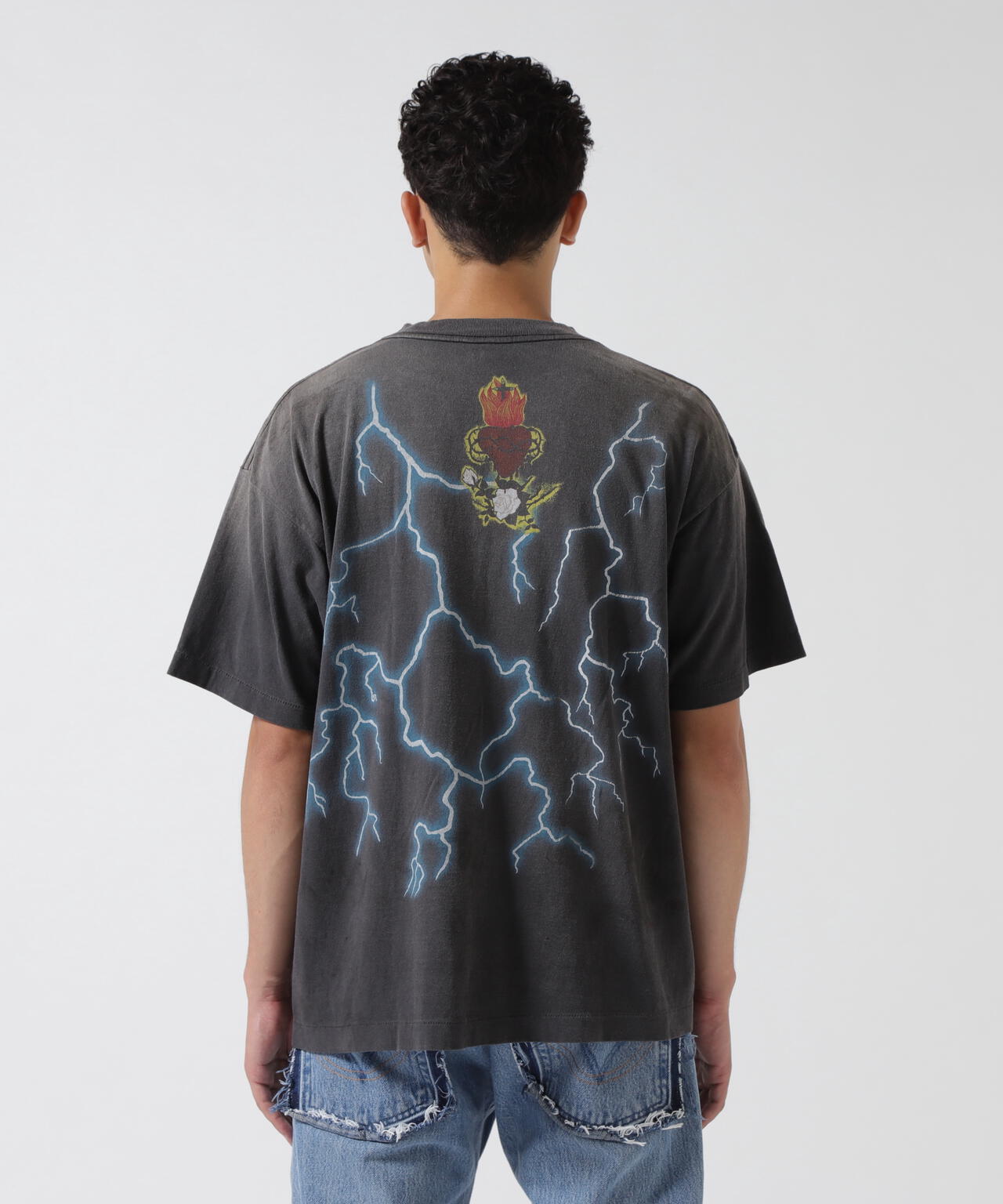 SAINT MICHAEL/セントマイケル/SS TEE MARIA BLACK | ROYAL FLASH