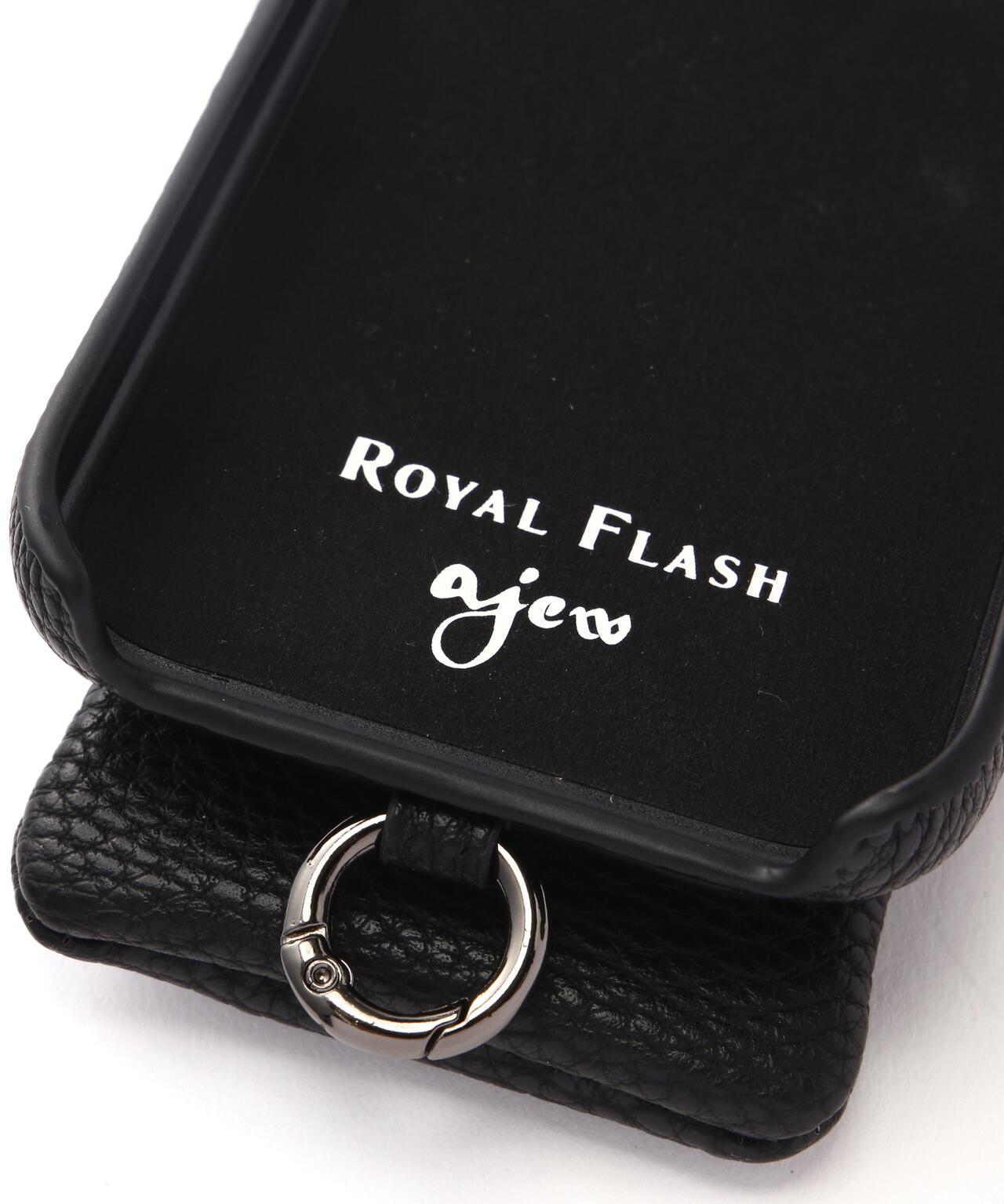 ajew Flash ブラック iPhone16ケース＋ストラップ ajew/エジュー/別注