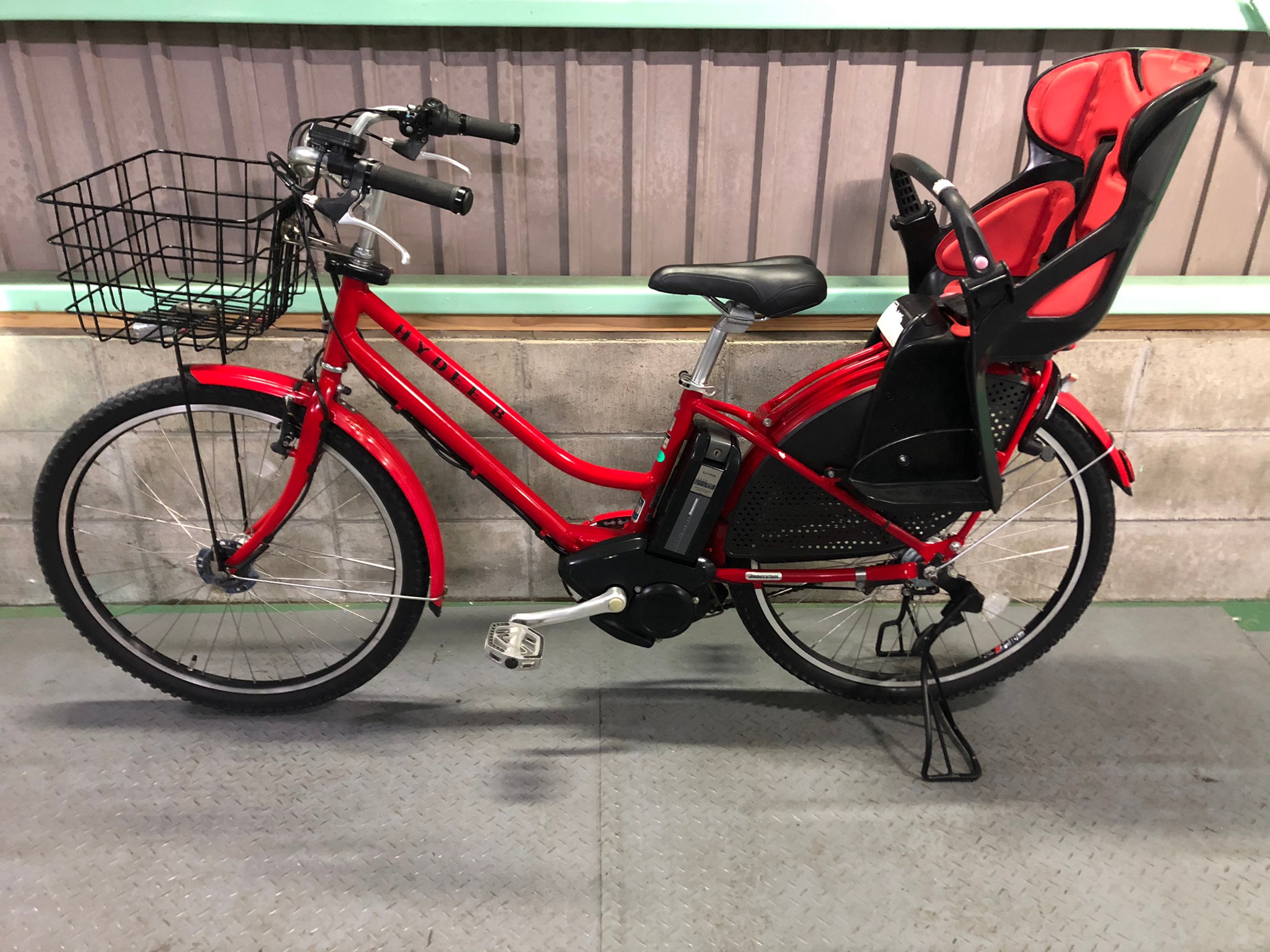 ☆電動アシスト自転車 ブリヂストン HYDEE Ⅱ チャイルドシート付き