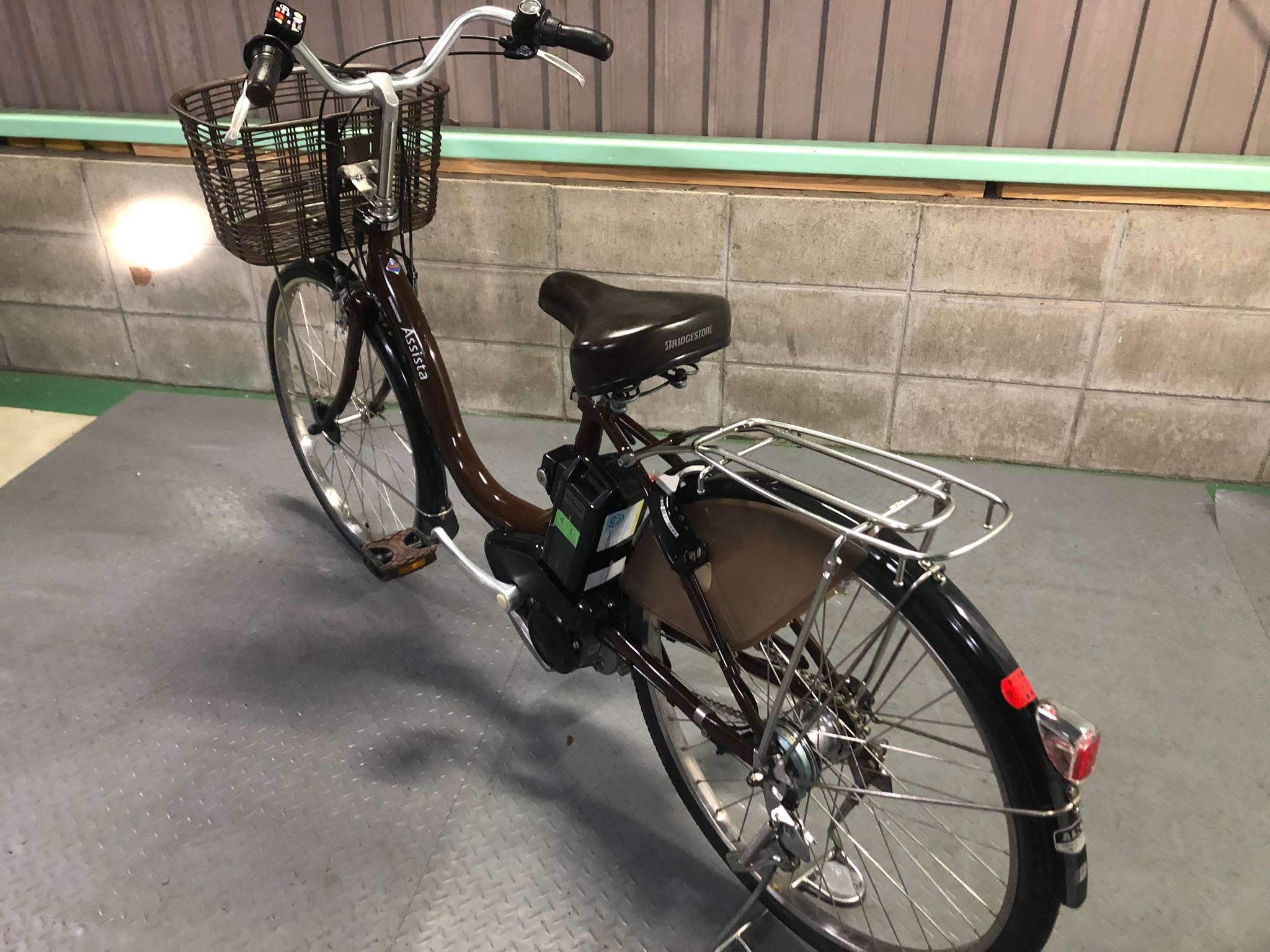 SOLD OUT】電動自転車 ブリヂストン アシスタ ブラウン 26インチ 大