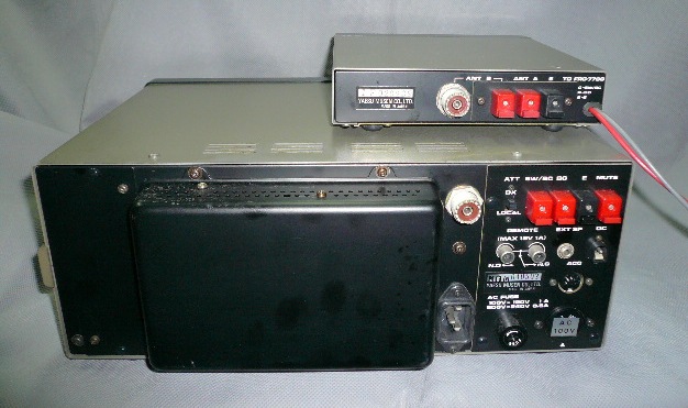 ヤエス 受信機 FRG-7700＋アンテナチューナー FRT-7700のセット ヤエス