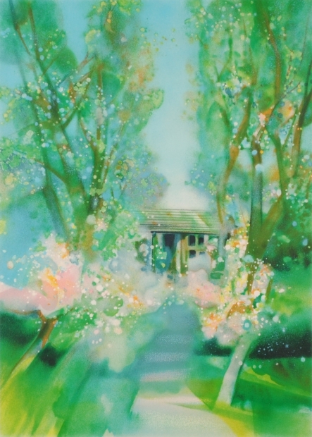 インテリアの絵画をリトグラフの版画で制作したカミーユ・イレールの