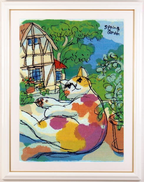 マイケル・ルーのシルクスクリーン 題名カルテット・イン・ザ