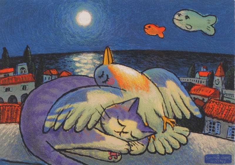 絵画 油絵 マイケルルー ベビー#42