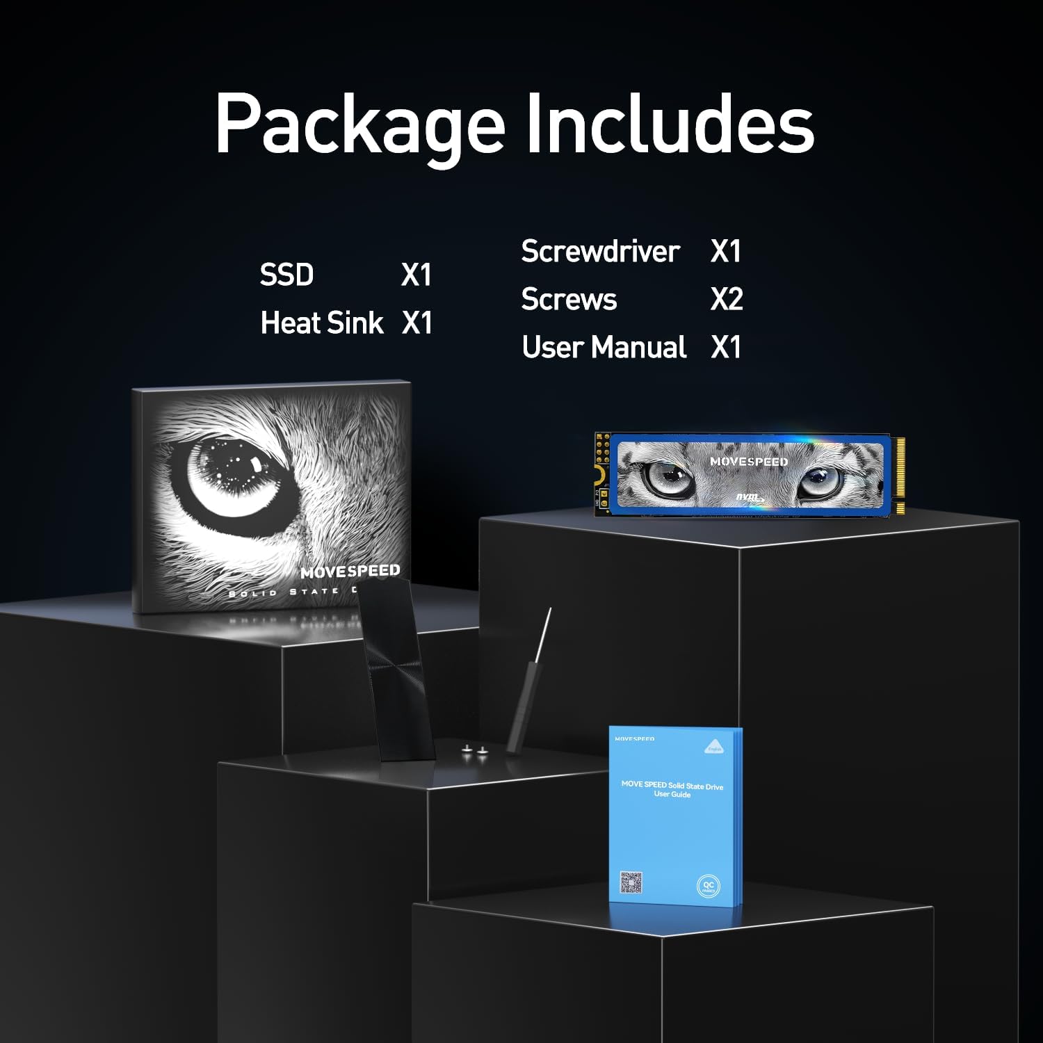 Boost Your Speed: MOVESPEED 7450MB/s NVMe M.2 PCIe 4 SSD for PS5 & PC