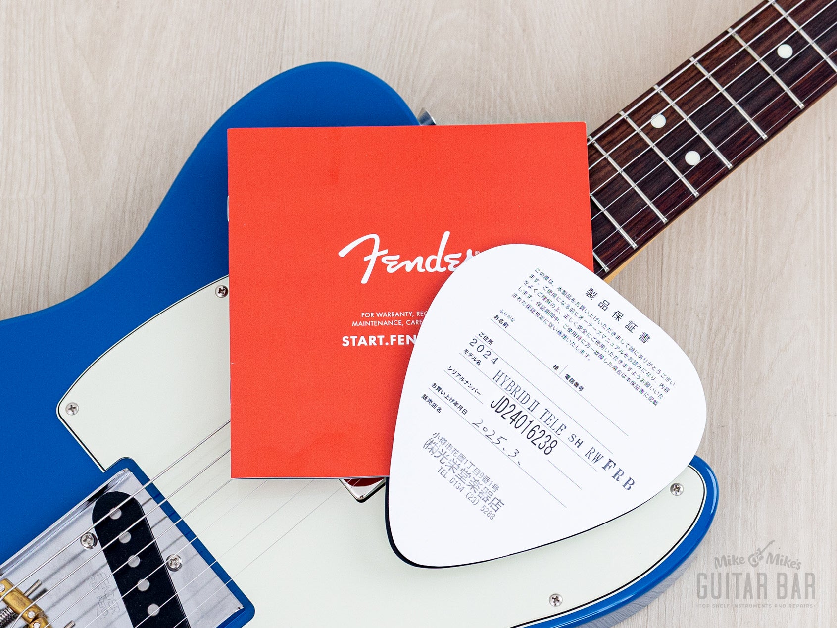 2024 Fender Hybrid II Telecaster SH Forest Blue w/ Humbucker, Japan MI