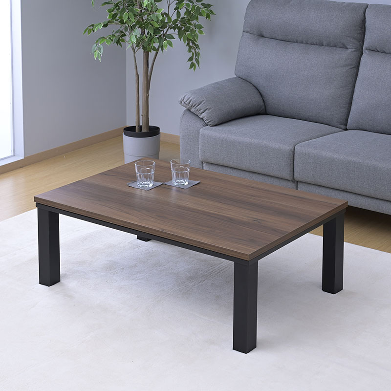 お取り寄せ商品】テーブルこたつ 105×70cm HLT-10570-WBR ｜ ミスター