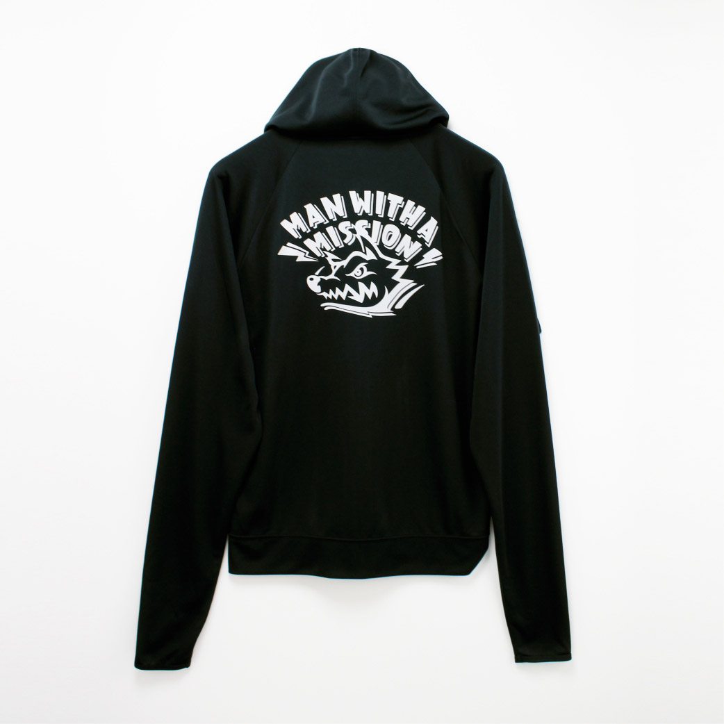 マンウィズ MAN WITH A MISSION GAWパーカー ネイビー XLサイズ