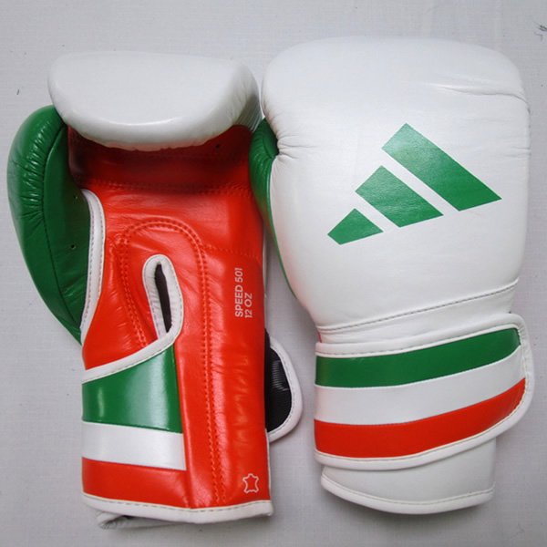 ボクシング グローブ 緑と白 トライバルデザイン 10oz 入手困難 超希少