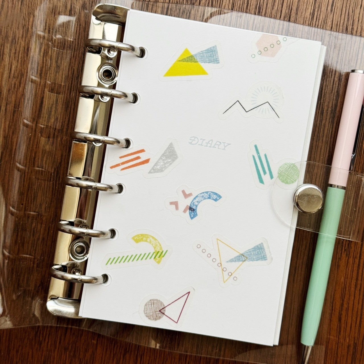 フレークシール かたち 01 – 水縞