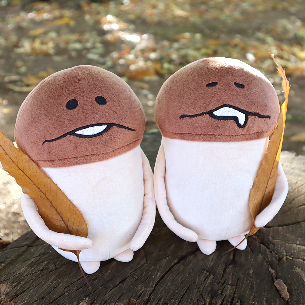 なめこ屋】 なめこのずっしりぬいぐるみ ご予約受付開始！｜なめこ