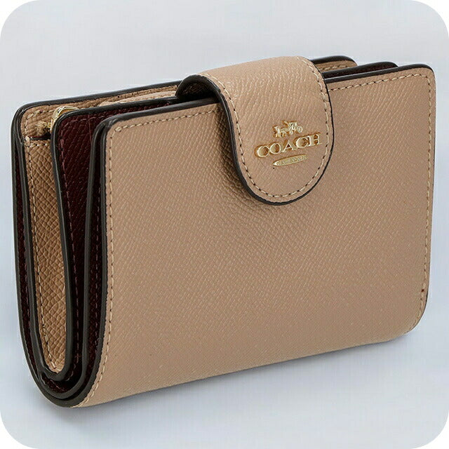 コーチ 二つ折り財布 レディース ブランド COACH レザー 6390 IMTAU 1