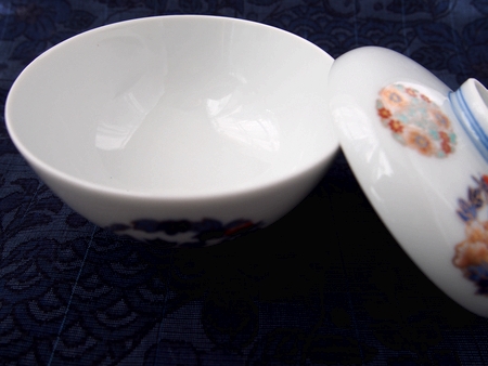 深川製磁 蓋付飯碗 染錦丸文 10.5cm オールド - SHOP 偶然と必然の間