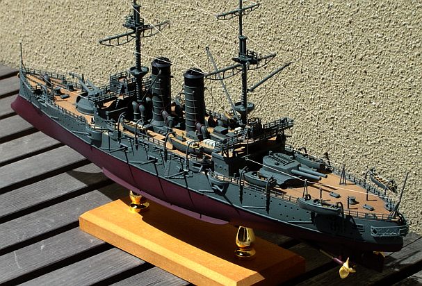 軍艦三笠 金属模型 完成品 1/300 戦艦 三笠 1/300 小西製作所 金属製