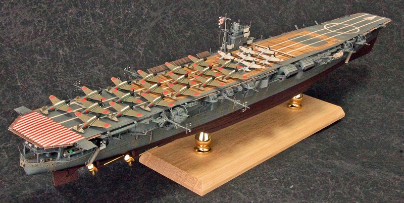 フジミ1/350日本海軍航空母艦 飛龍 徹底ディティールアップ製作記 IJN