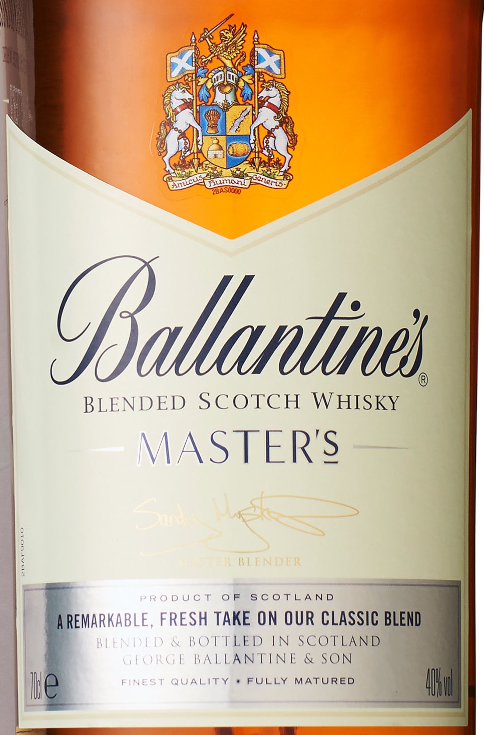 バランタイン マスターズ 40度 ブレンデッドスコッチウイスキー 正規