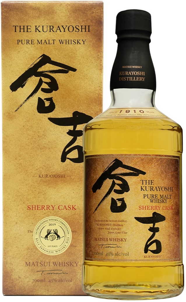 倉吉シェリーカスク マツイ ピュアモルトウイスキー 倉吉蒸留所 松井