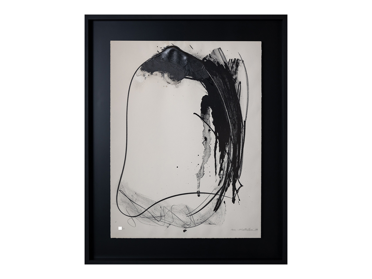 松谷武判 パリ・ポンピドMatsutani Takesada 希少 大幅値下げ 松谷武判