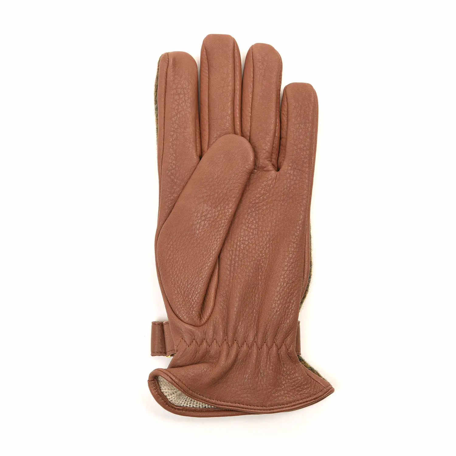 デンツ 15-1629 Tweed×Deer HAVANA-chestnut