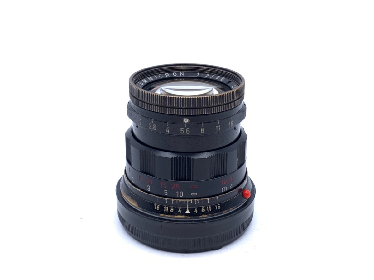 中古：AB(良品)】ライカ ズミクロンM 50mm F2 固定 後期 ブラック