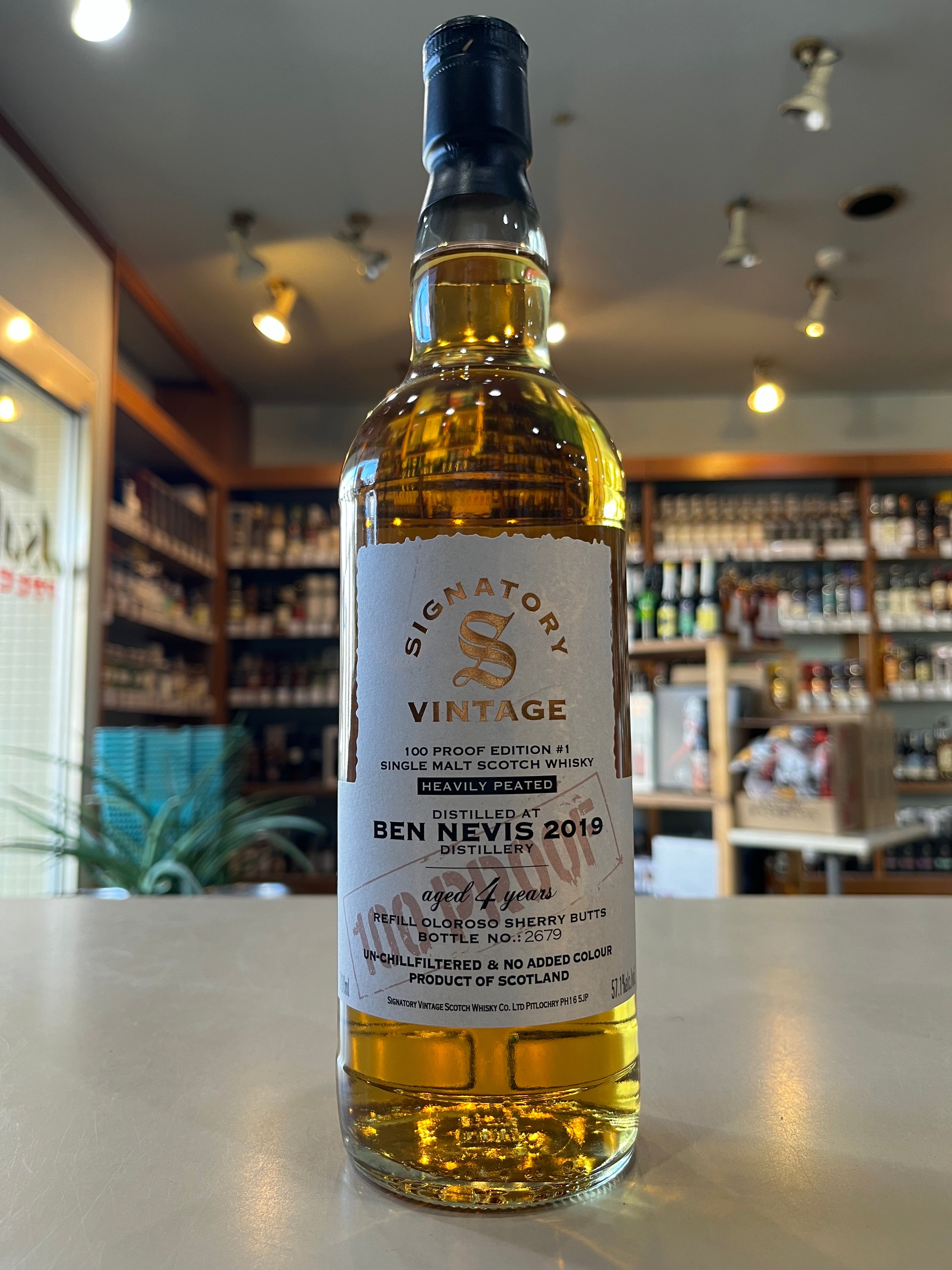 ベンネヴィス 2019 14年 100プルーフ シグナトリーヴィンテージ BEN