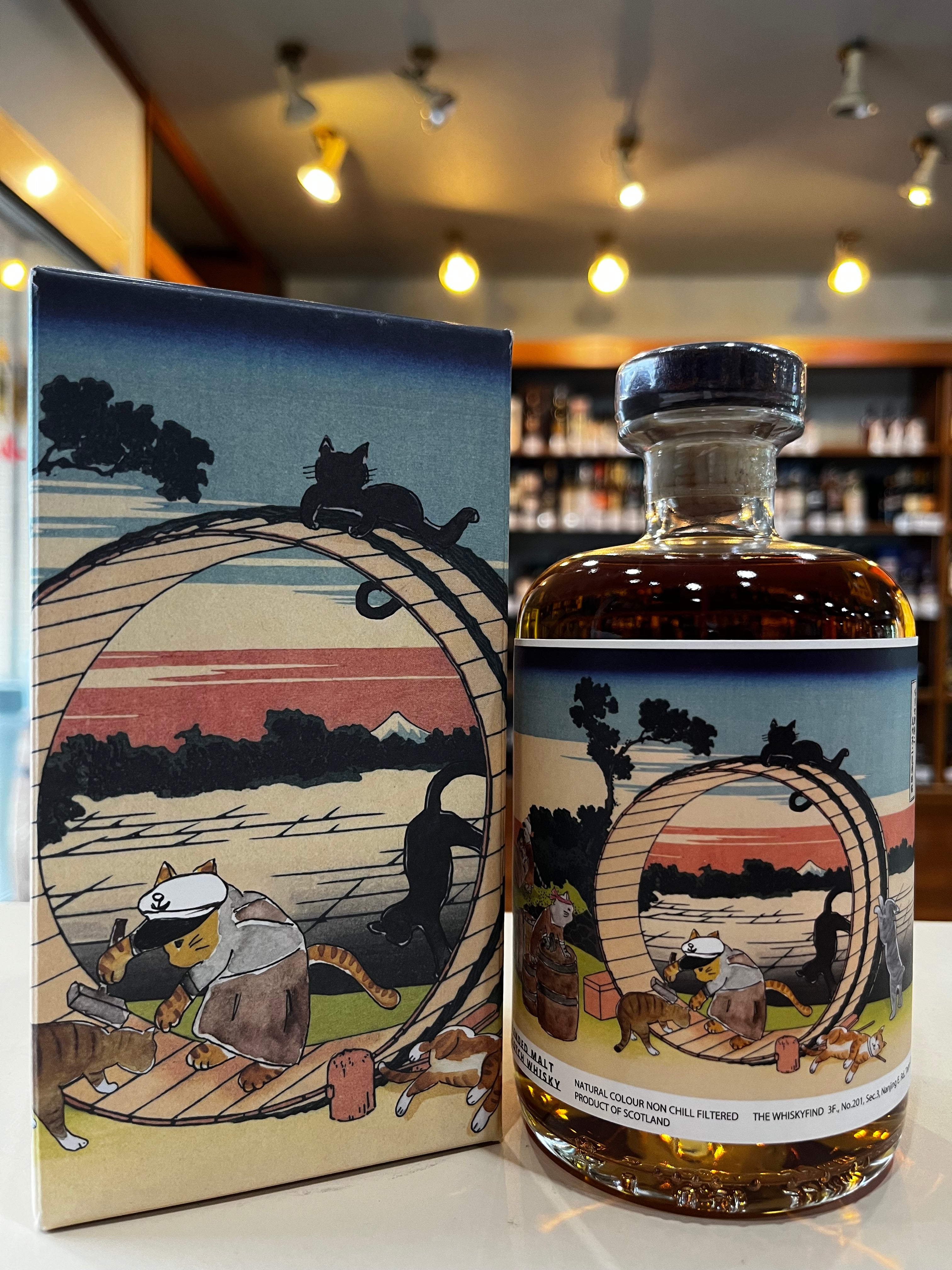 ウイスキーファインド 浮世絵 礫川雪ノ旦 ティーニニック 12年 500ml