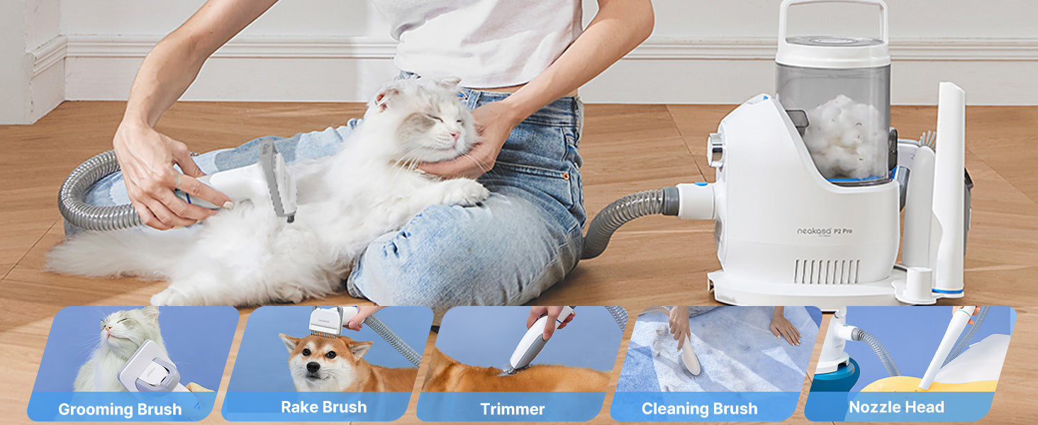 Neakasa P2 Pro — 5-in-1 High-Power Grooming Kit for Multi-Pet Homes