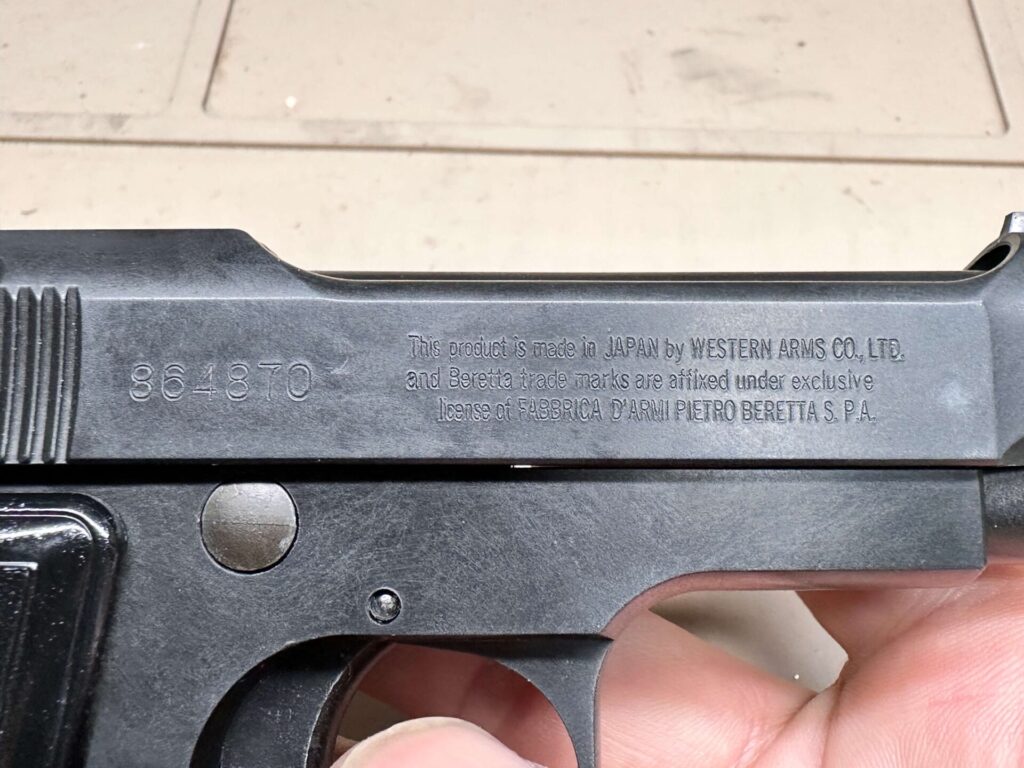 WA ベレッタM1934のレビューとブルーイングの記事です | 市販薬の