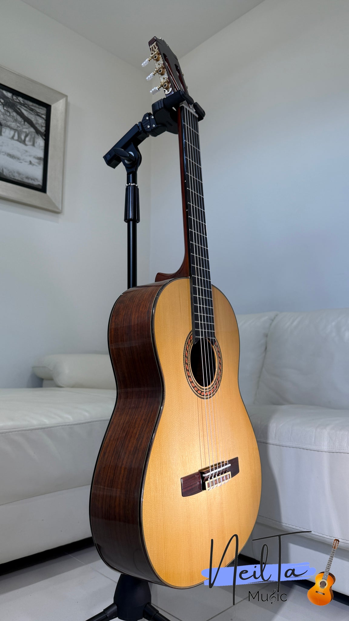 Yamaha CG-150SA Electric Classical Guitar (1980) with Fishman