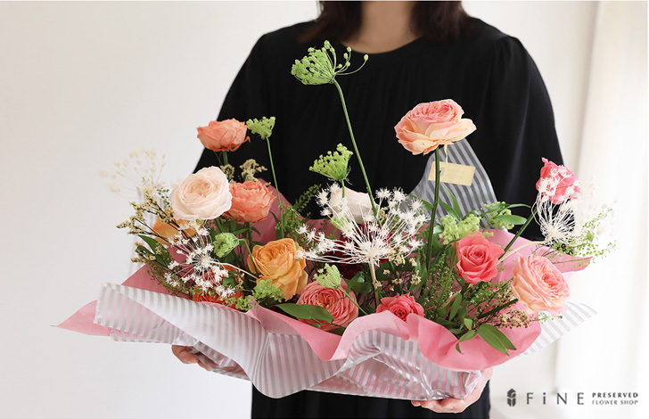 ピューレ - プリザーブドフラワー プレゼント ギフト 花 誕生日 お祝い