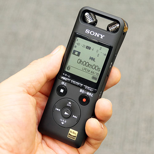 ソニー、スマホから操作できる入門者向けPCMレコーダー「PCM-A10