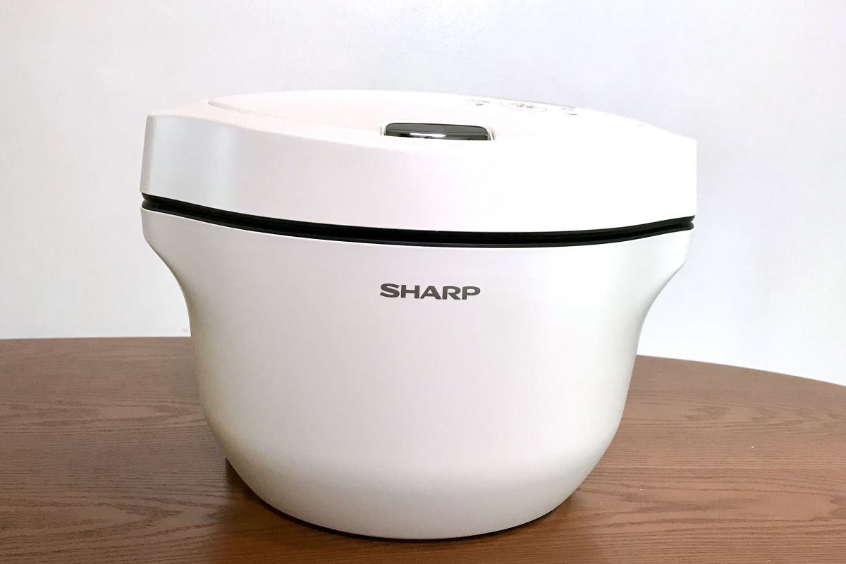 ホットクック1.0L ホワイト SHARP KN-HW10E-W 蒸しトレイなし Amazon