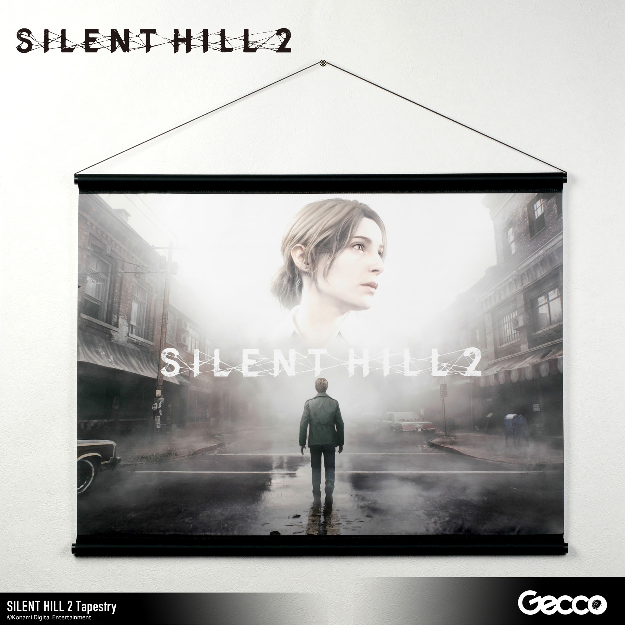 ホラーゲーム『サイレントヒル』のB2タペストリー5種が本日より予約