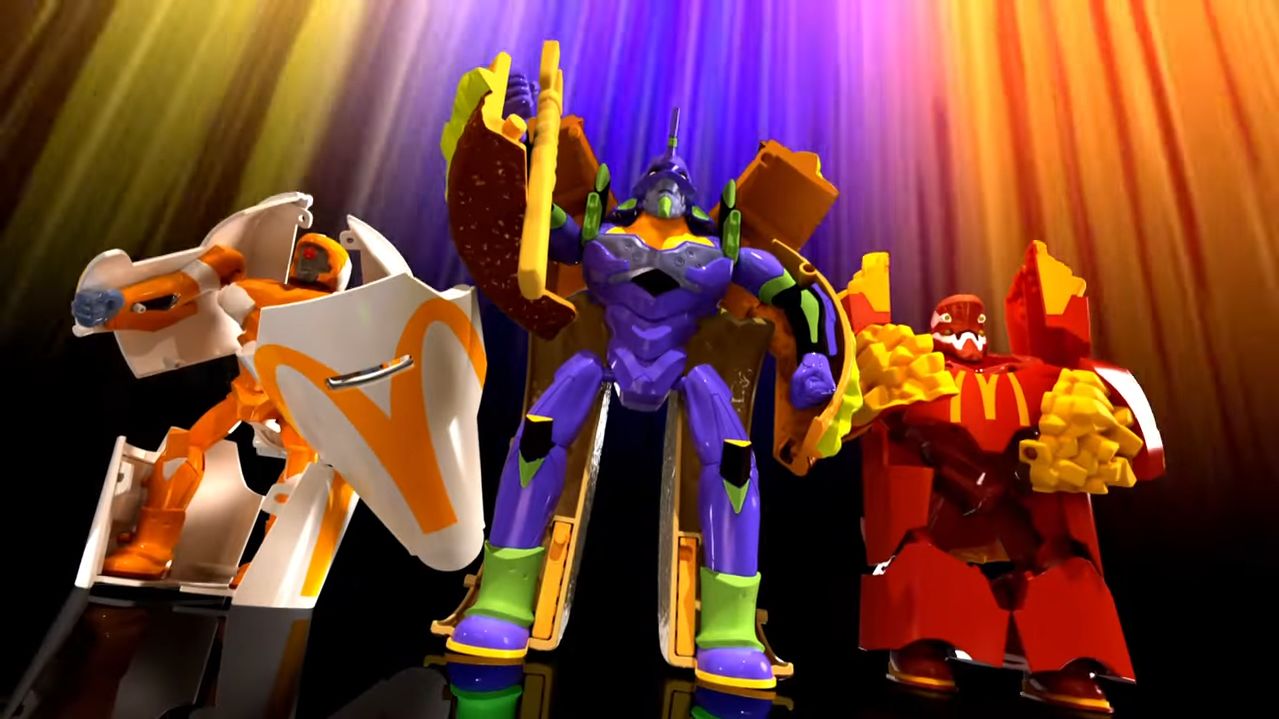 エヴァンゲリオン マクドナルド フィギュアセット クリアファイル4枚