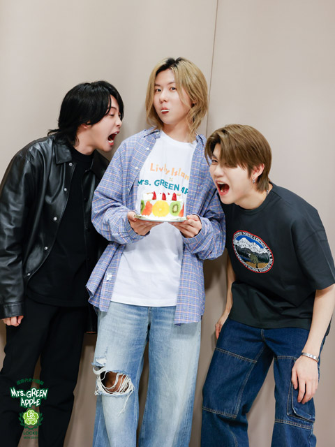 Mrs. GREEN APPLE藤澤涼架「31歳も元気に頑張っていきたいと思います