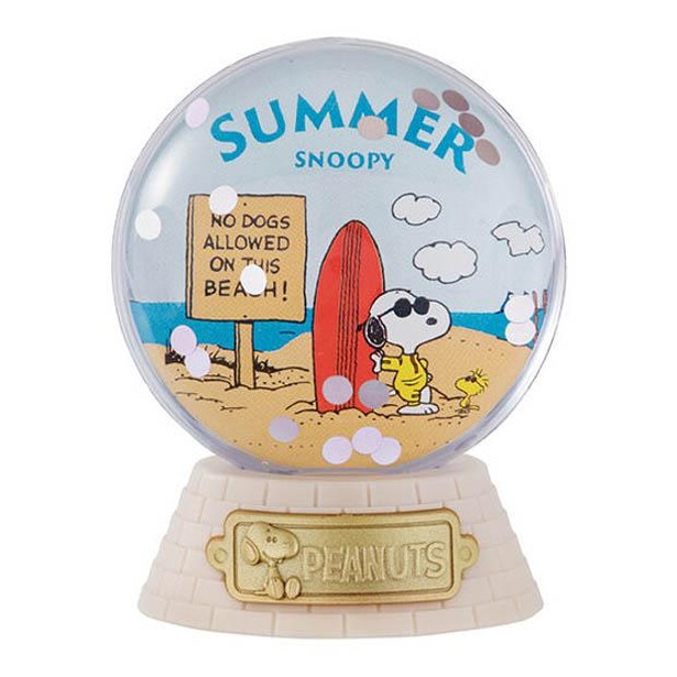 スヌーピーの「ウォータードーム」がガシャポンに登場！PEANUTSの世界