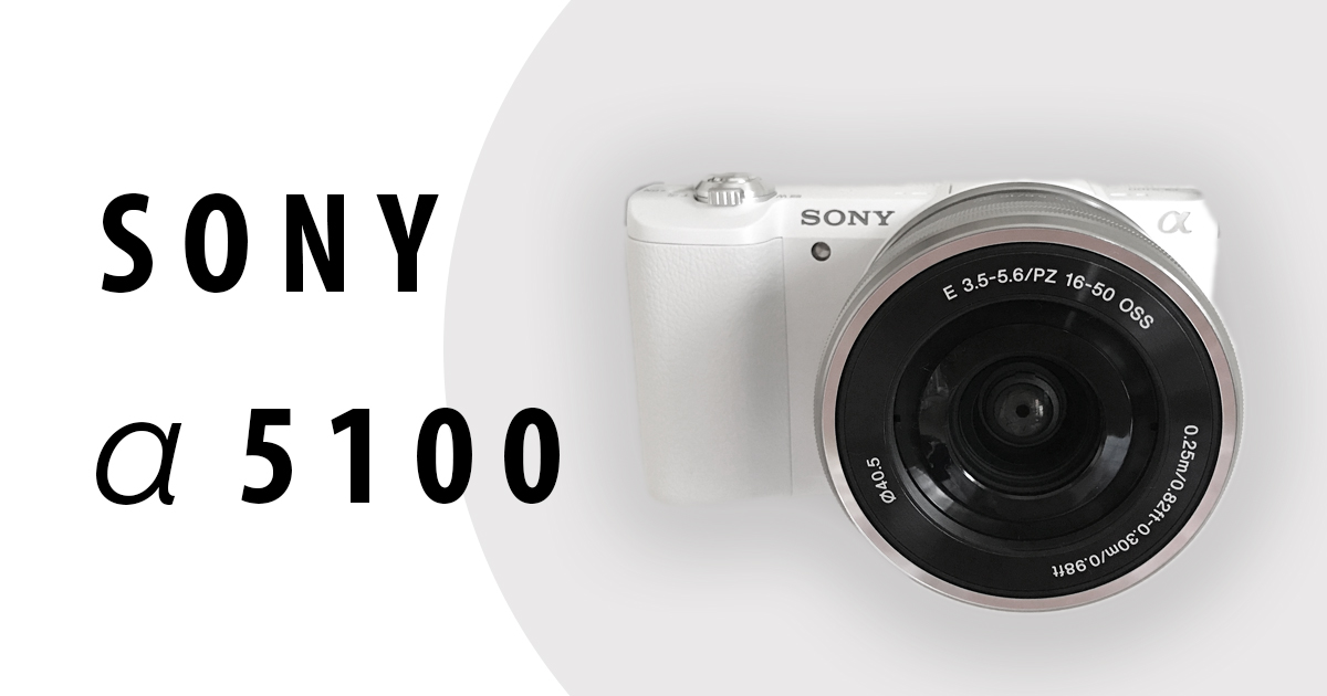 SONY ミラーレス一眼カメラ ホワイト α5100 望遠レンズ付き ソニー