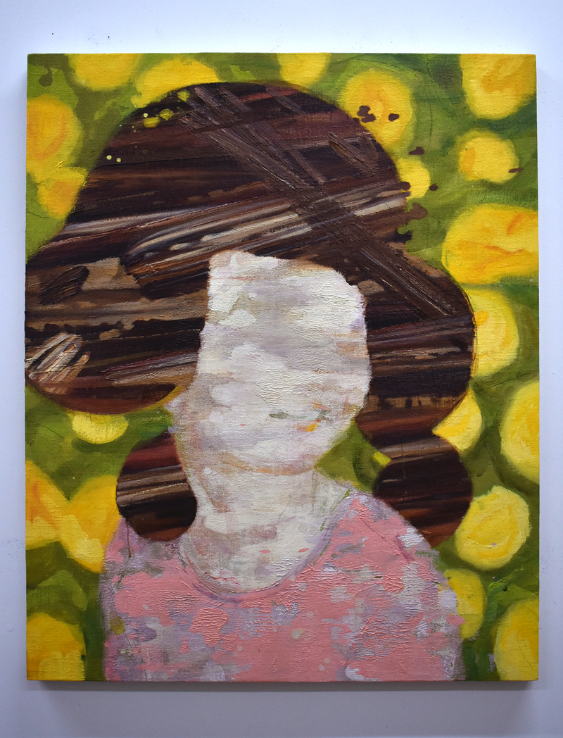 家 2」 油彩 油絵 木製パネルに油彩 現代美術 oil on board 絵 家 2