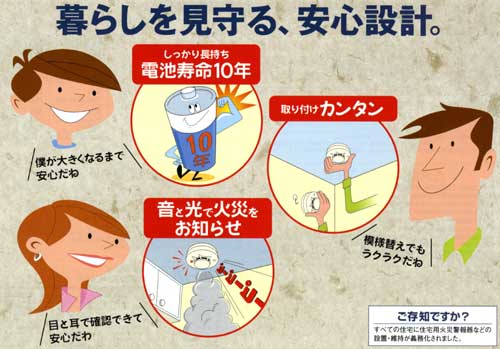 まもるくん10 住宅用火災警報器 住宅用防災警報器 煙感知器 熱感知器